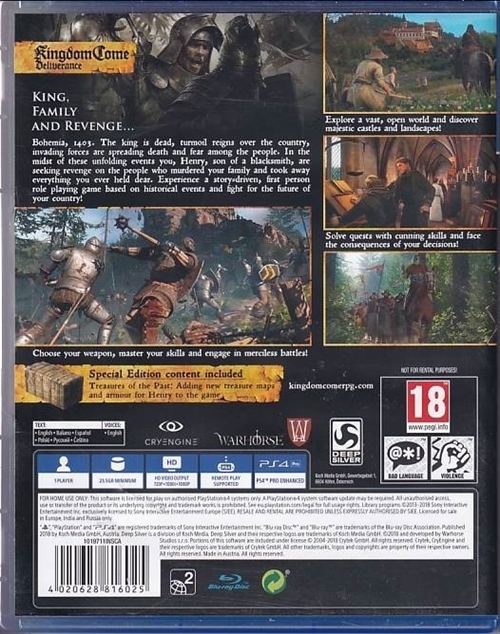 Kingdom Come Deliverance - PS4 (A Grade) (Genbrug)